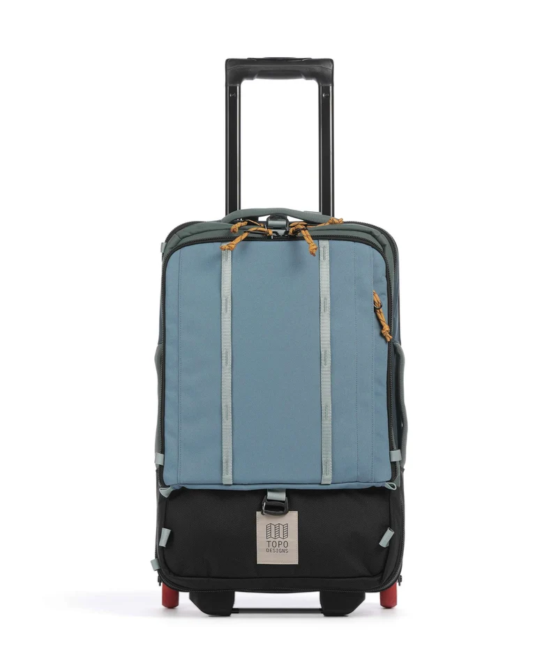 Topo Designs Global Rucksack-Trolley stone blue/forest