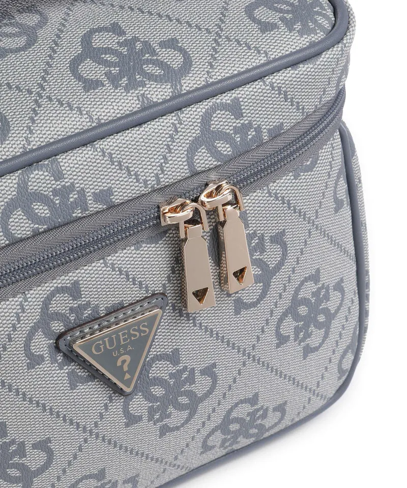 Guess Berta 4G Logo Kulturbeutel slate grey