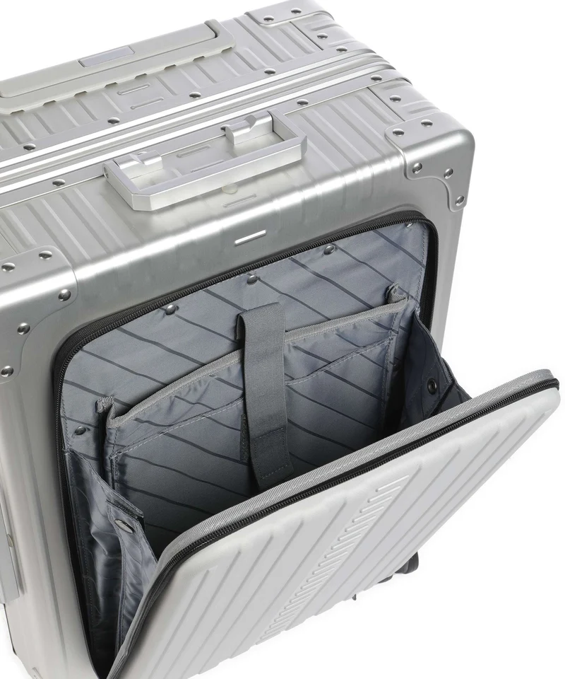 Aleon Classic 21 Domestic front flap 4-Rollen Trolley platinum