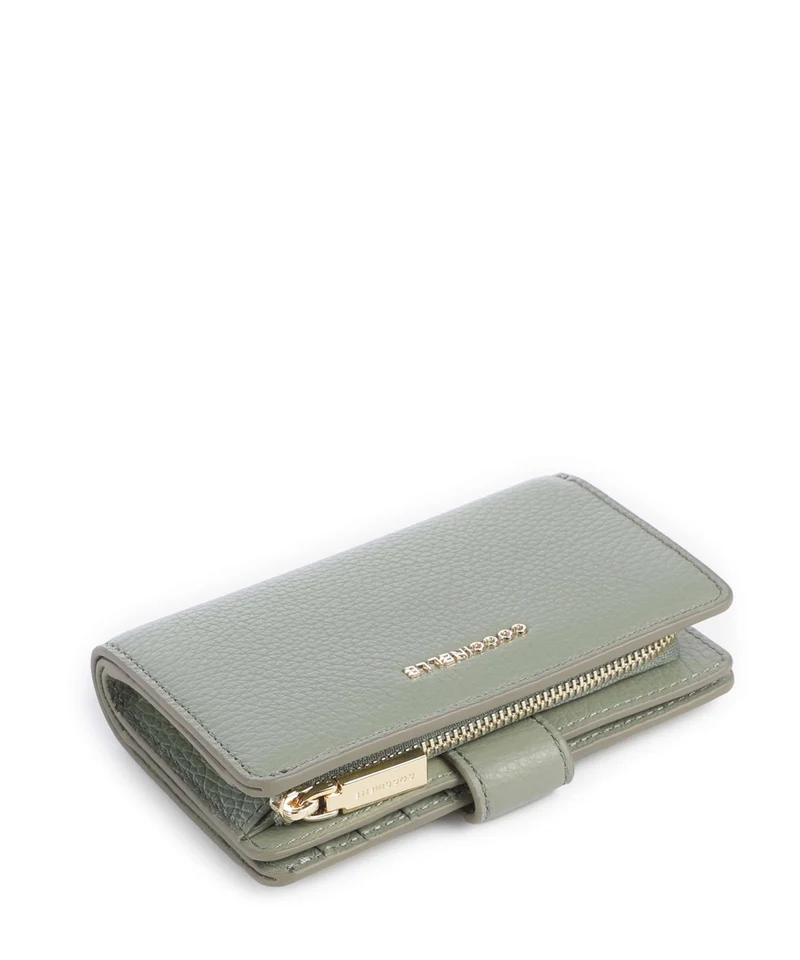 Coccinelle Metallic Soft Geldbörse greenery