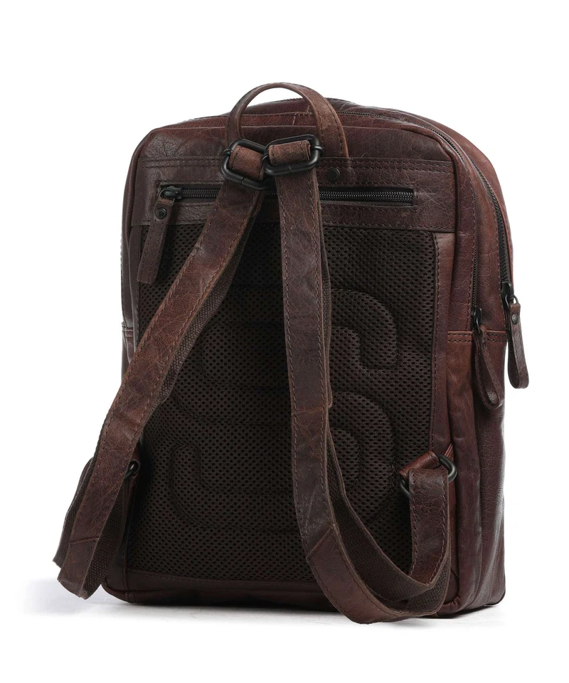 Spikes & Sparrow Bronco May Rucksack dark brown