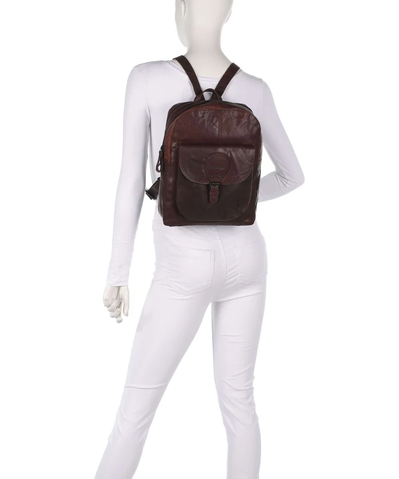 Spikes & Sparrow Bronco May Rucksack dark brown