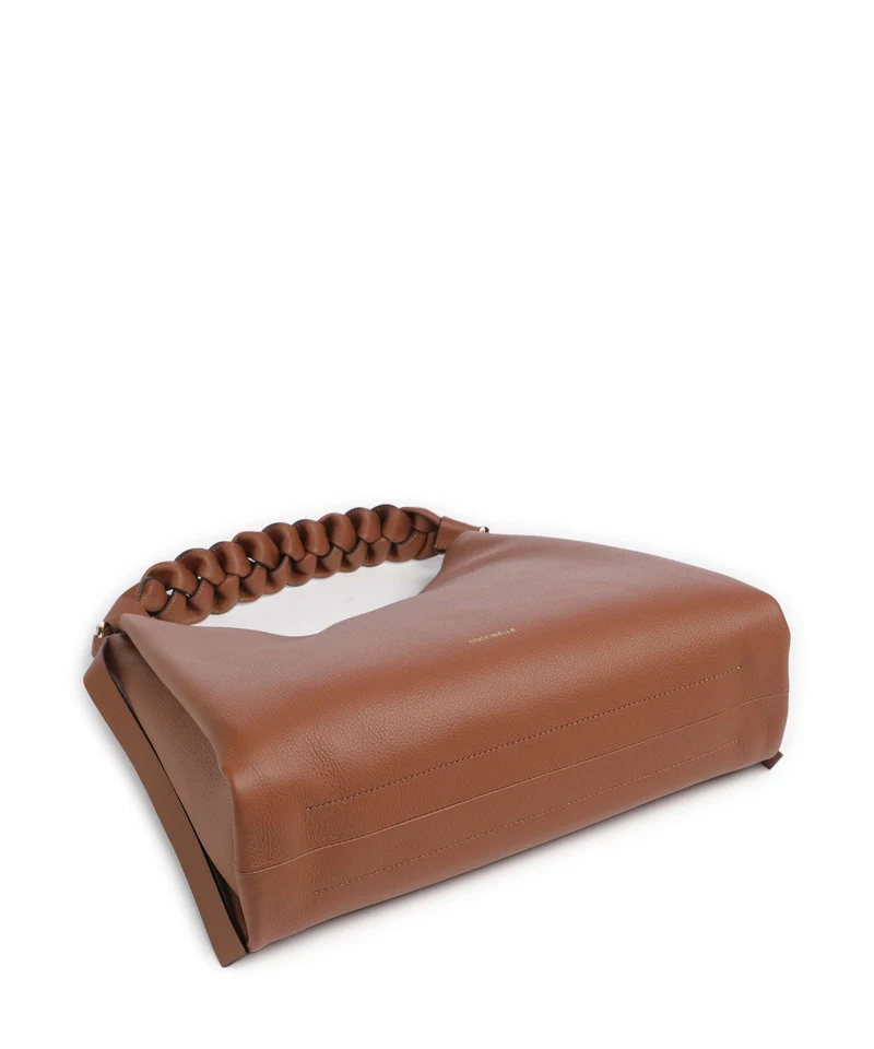 Coccinelle Boheme Grana Double Beuteltasche cognac/noir