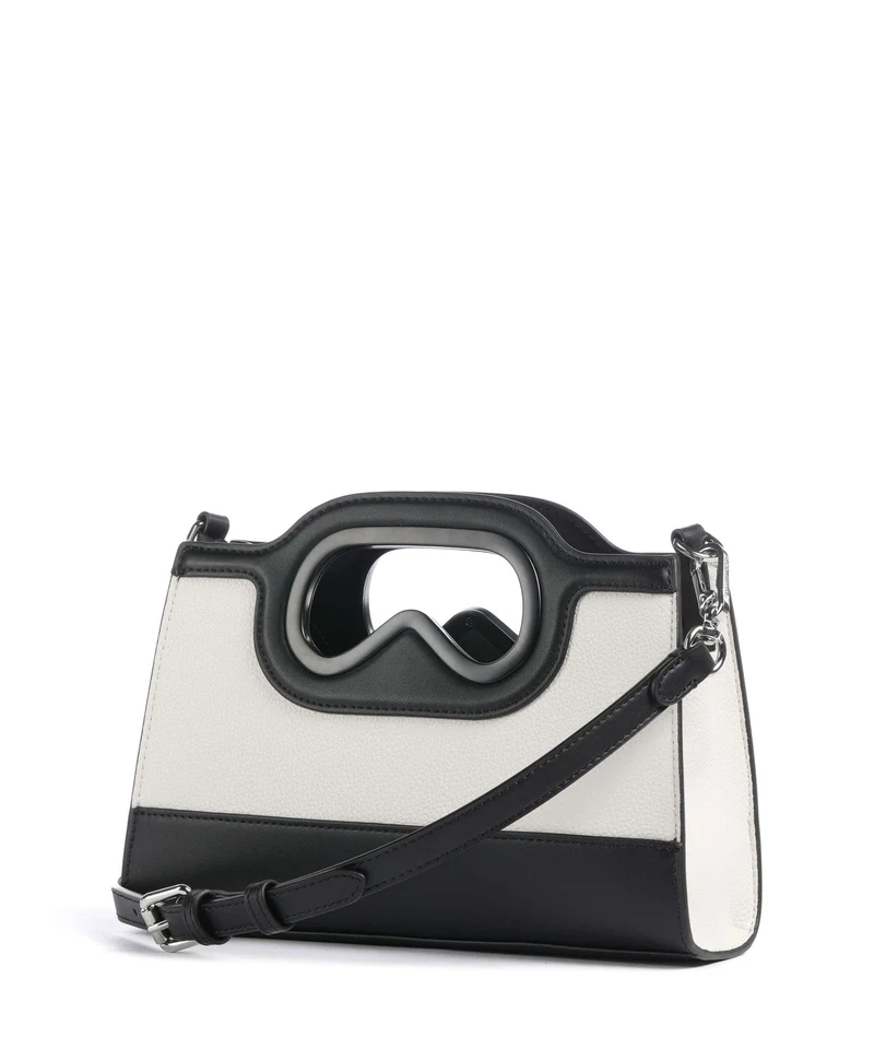 Karl Lagerfeld K/Aviator Mini Umhängetasche white/black