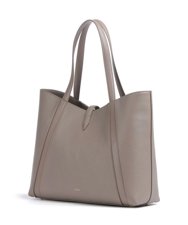 Furla Goccia L Shopper stucco gray/mauve