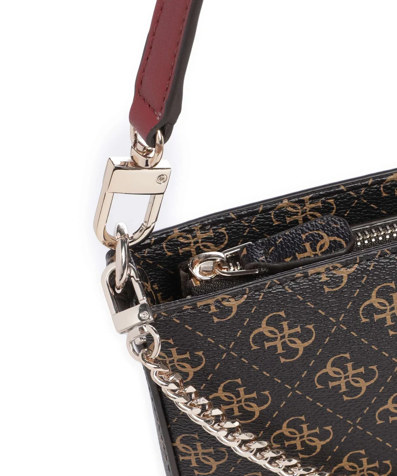Guess Noelle Schultertasche brown
