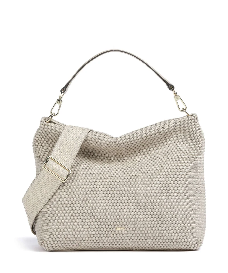 Abro Raffia Kaia Beuteltasche sahara