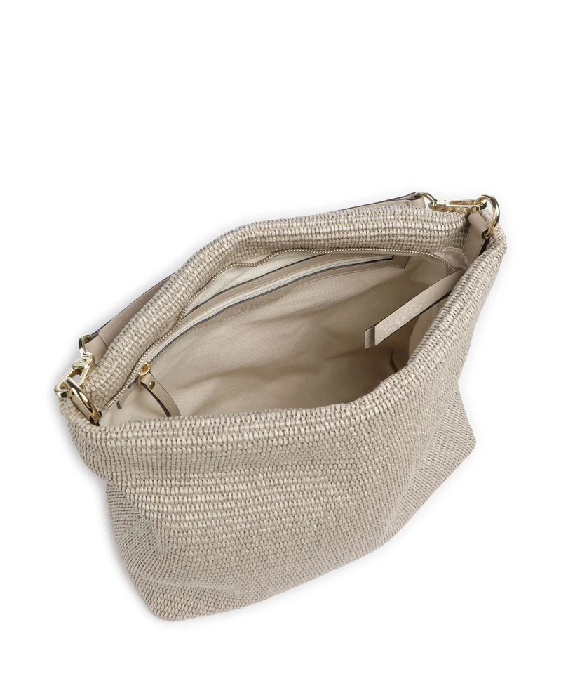 Abro Raffia Kaia Beuteltasche sahara