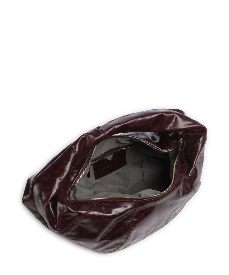 Les Visionnaires Greta Icon Crinkle Beuteltasche bordeaux red