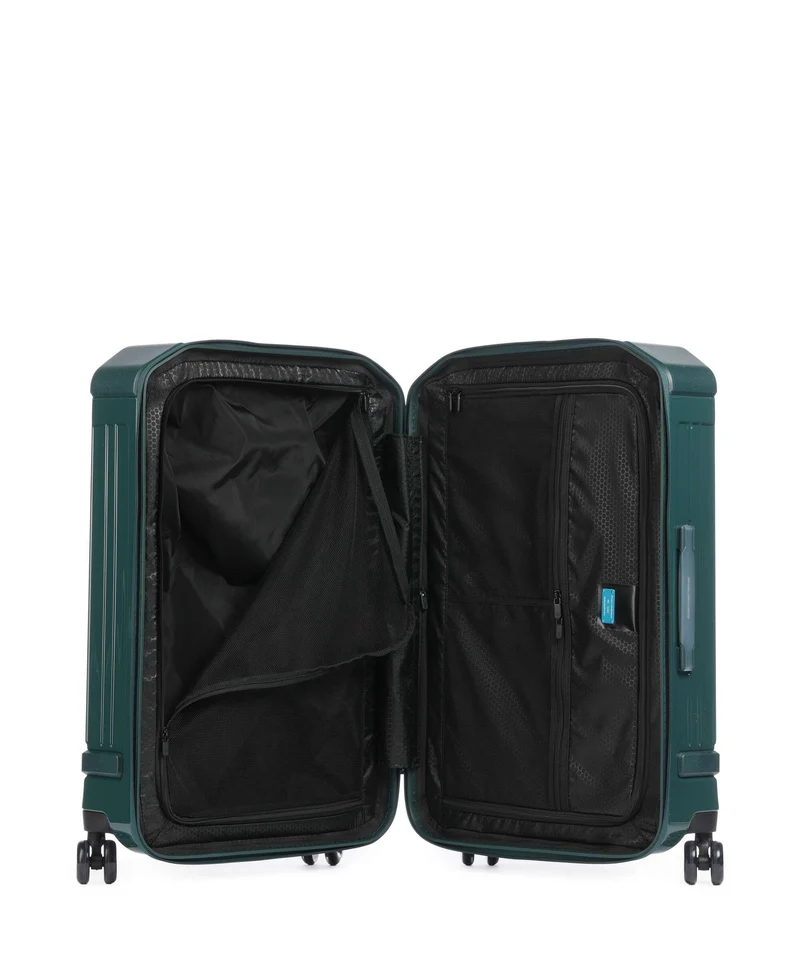 Piquadro POP 4-Rollen Trolley green