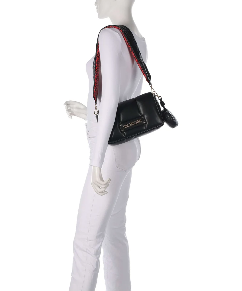 Love Moschino Puffy Schultertasche black/red