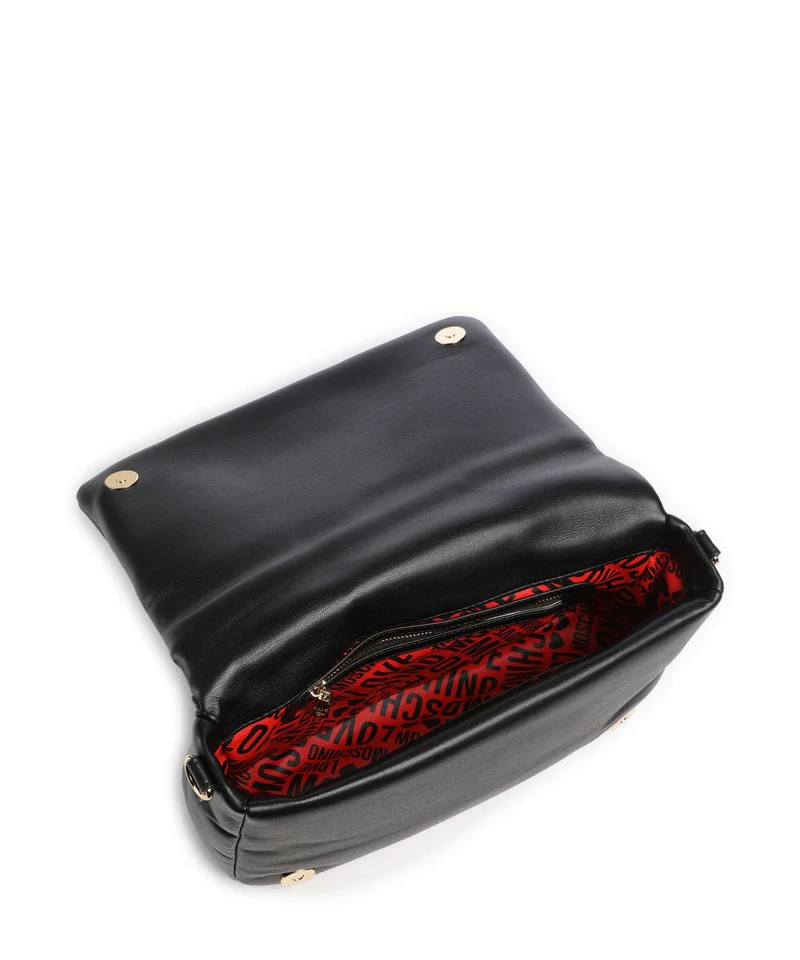 Love Moschino Puffy Schultertasche black/red