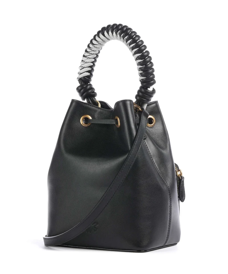 Pinko Cargo Bucket Handtasche nero/antique gold