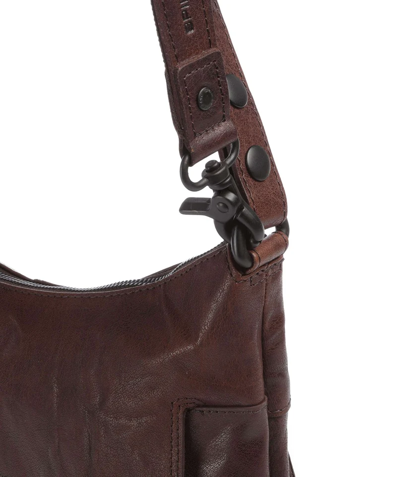 Spikes & Sparrow Bronco Sherrill Beuteltasche dunkelbraun