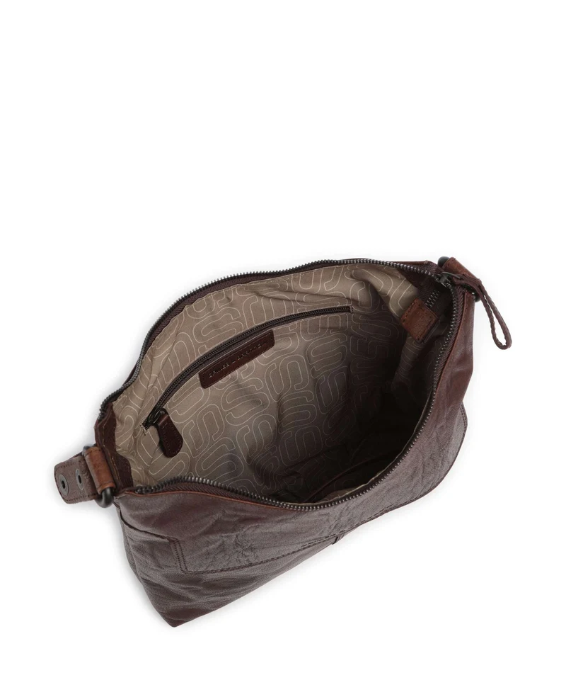 Spikes & Sparrow Bronco Sherrill Beuteltasche dunkelbraun