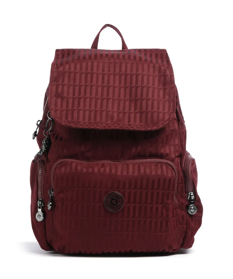Kipling Elevated City Zip S Rucksack maroon tile