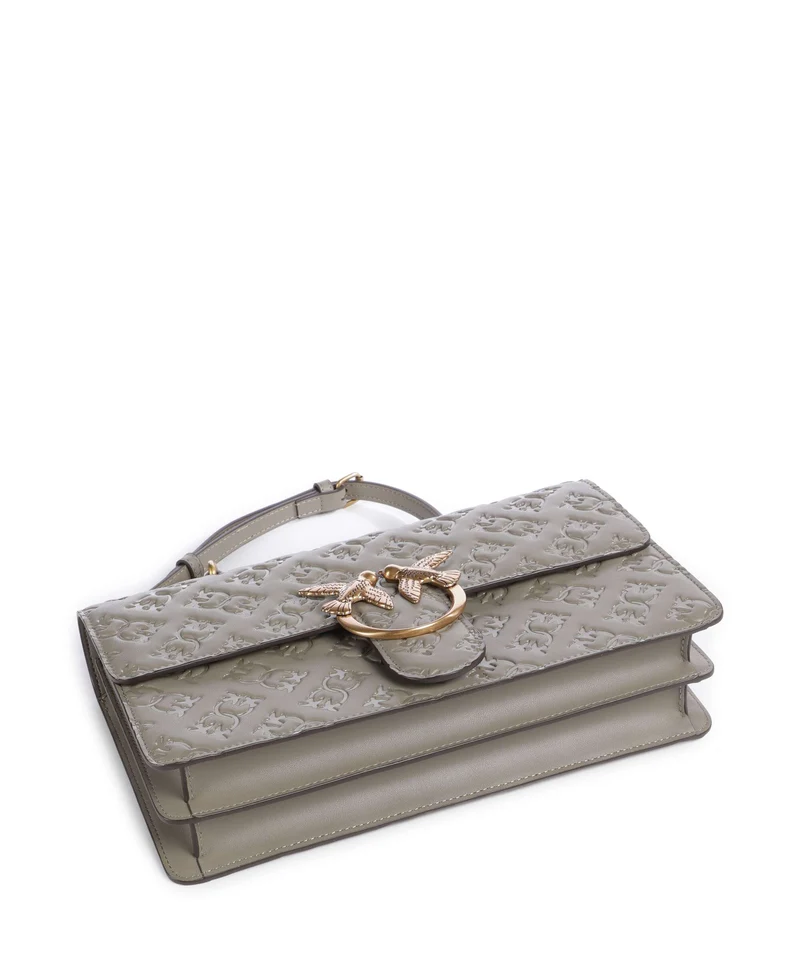 Pinko Love One Classic Schultertasche noce/antique gold