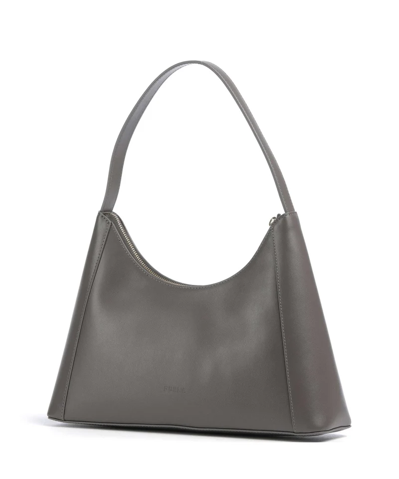 Furla Diamante S Schultertasche urban gray