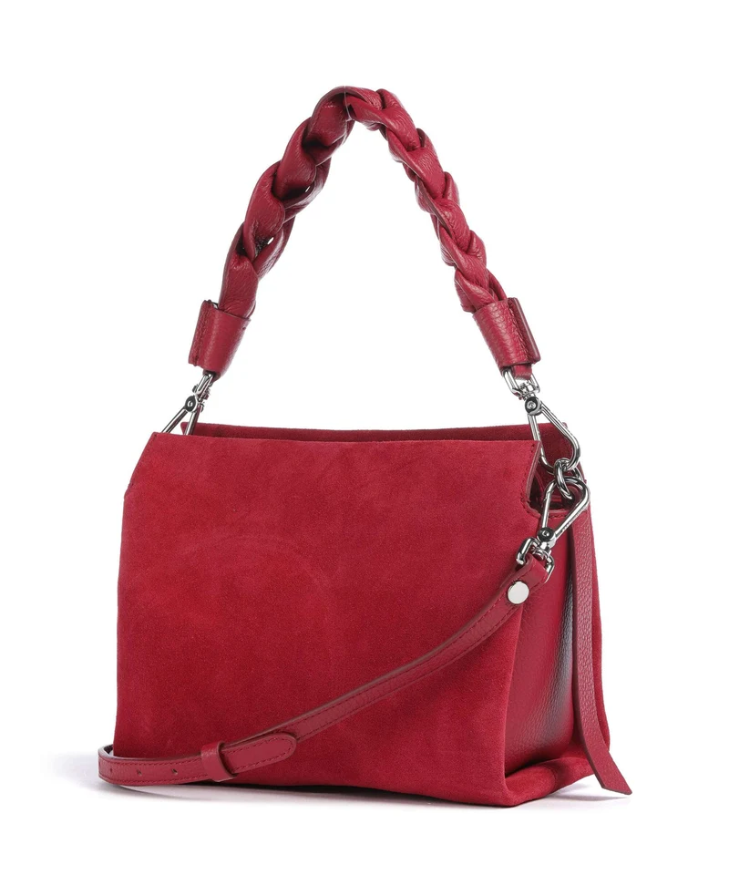 Coccinelle Boheme Suede Handtasche sangria