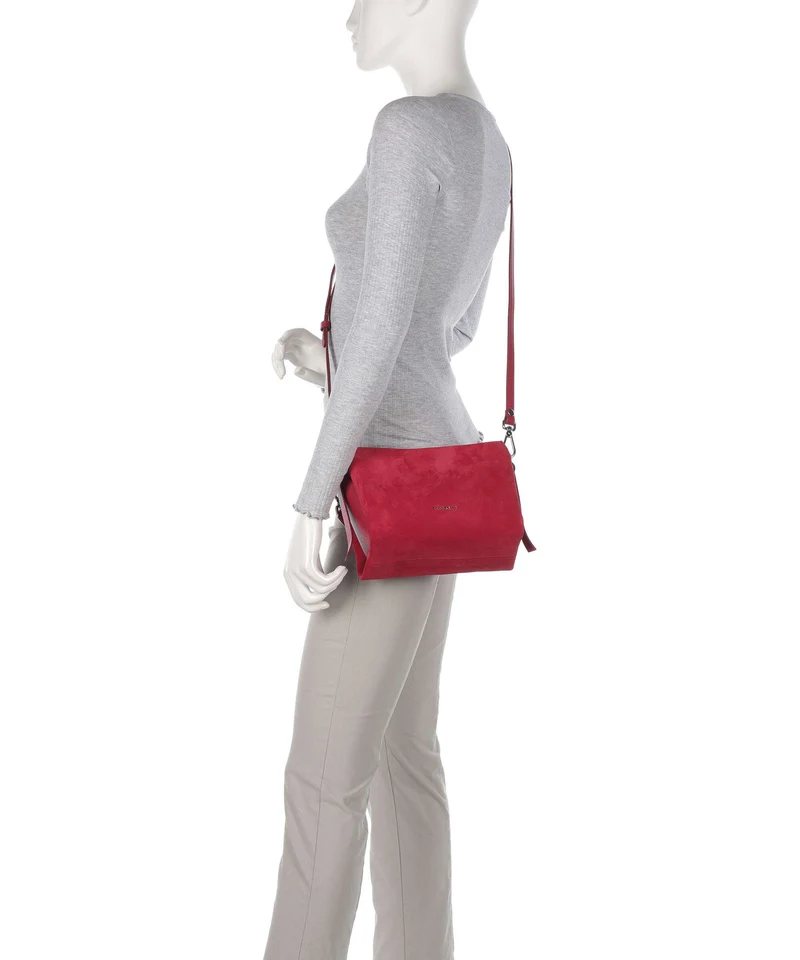 Coccinelle Boheme Suede Handtasche sangria