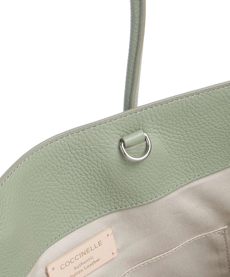 Coccinelle Myrtha Maxi Logo Shopper greenery