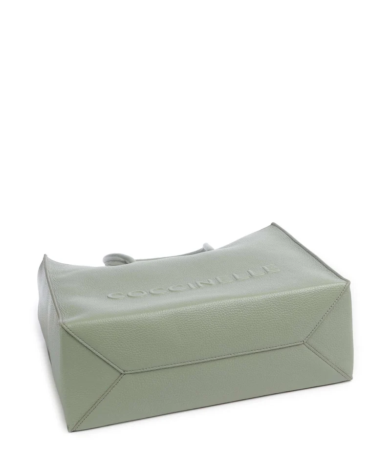 Coccinelle Myrtha Maxi Logo Shopper greenery