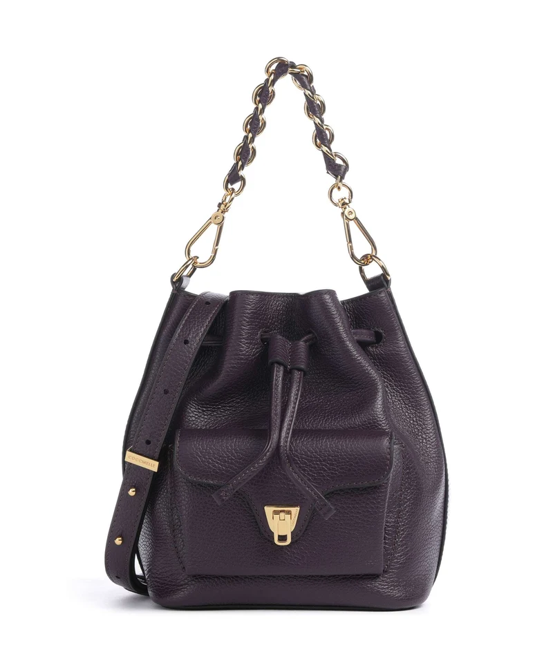 Coccinelle Beat Generation Bucket Handtasche prune
