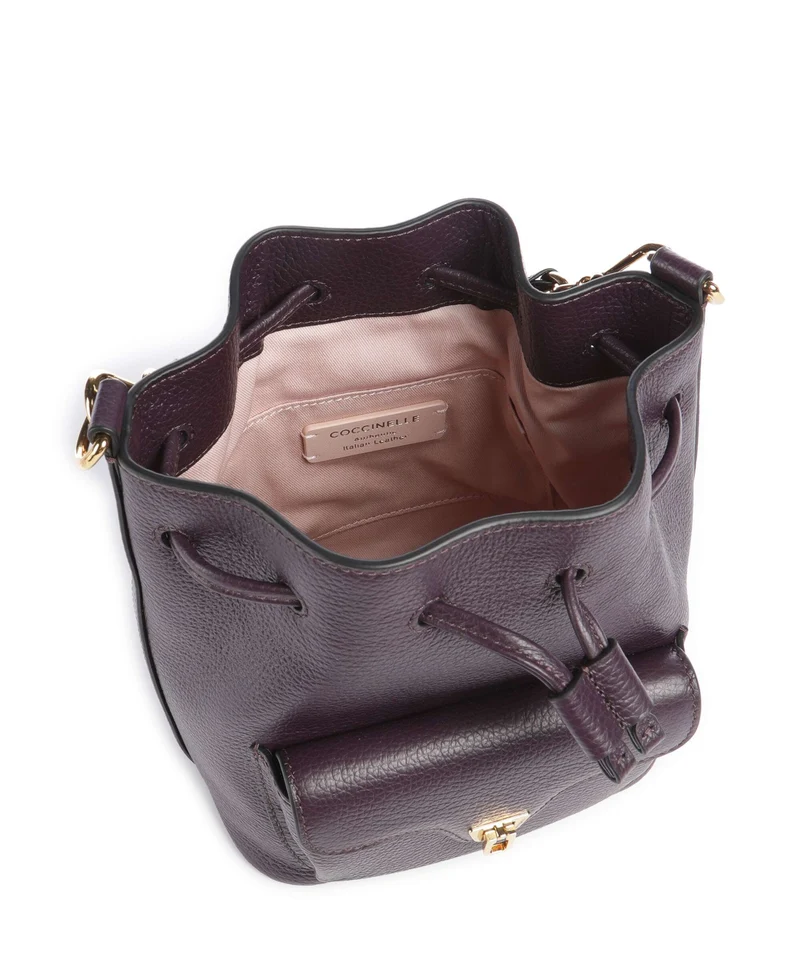 Coccinelle Beat Generation Bucket Handtasche prune