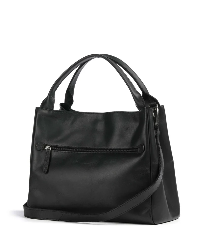 The Chesterfield Brand Wax Pull Up Cow Fioline Handtasche black