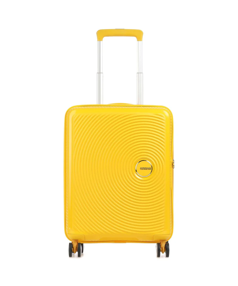 American Tourister Soundbox 4-Rollen Trolley golden yellow