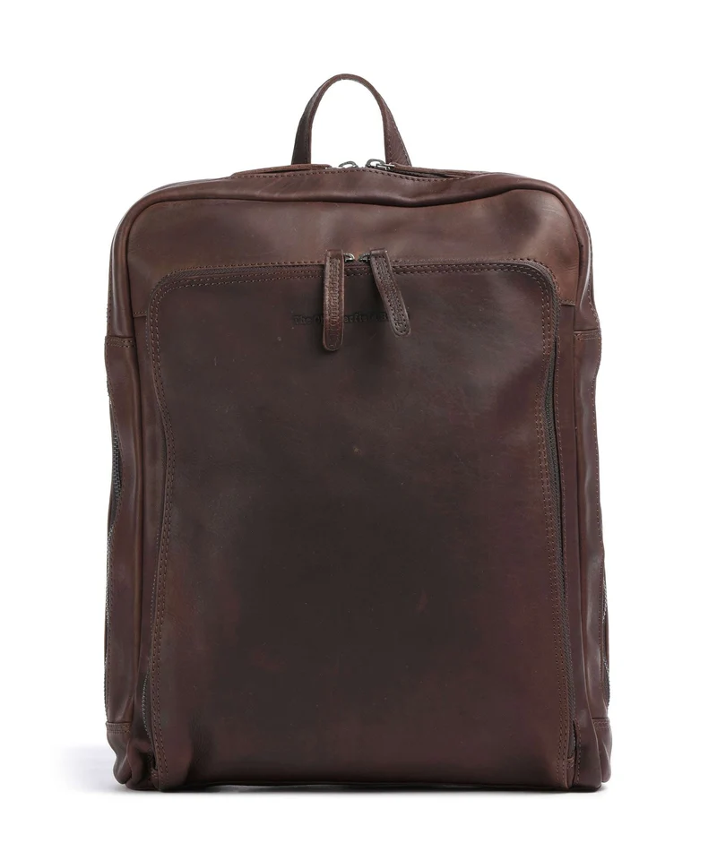 The Chesterfield Brand Wax Pull Up Cow Jasper Rucksack brown