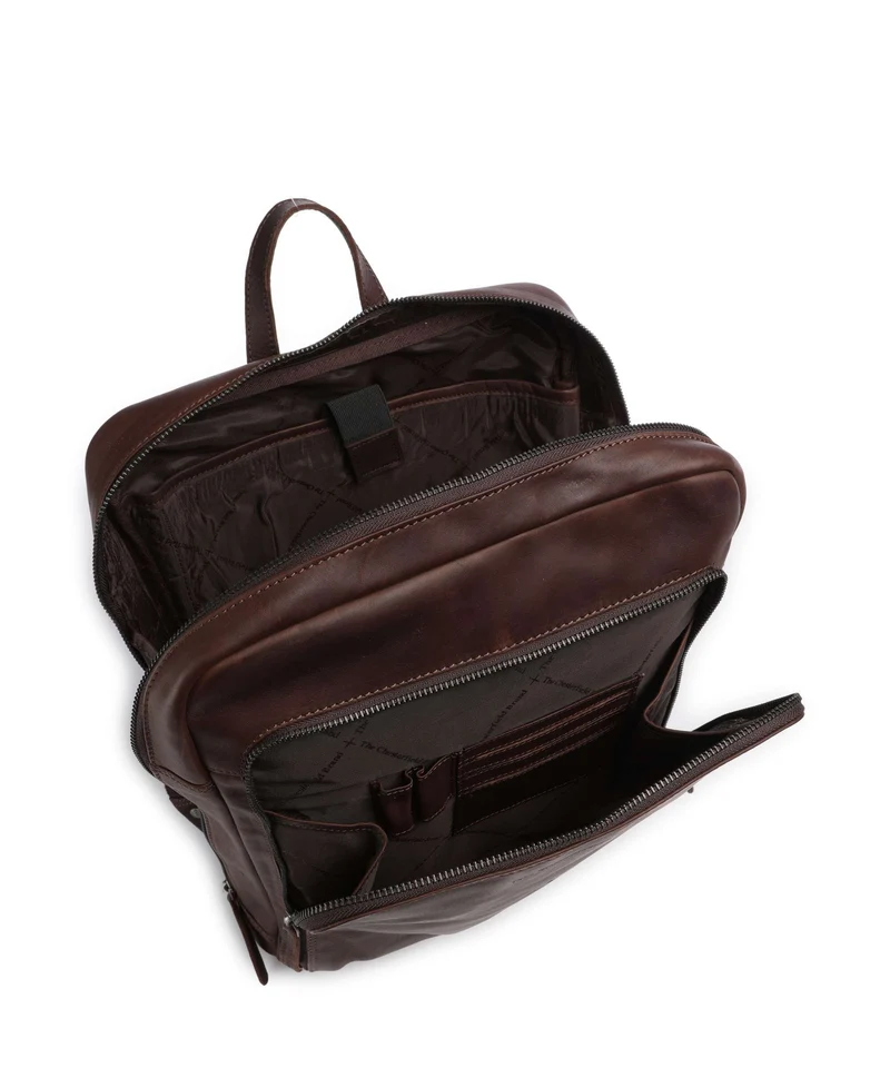 The Chesterfield Brand Wax Pull Up Cow Jasper Rucksack brown