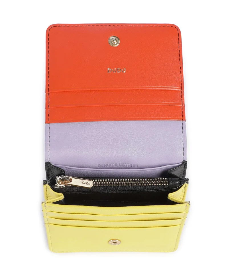 DuDu Bags Flores Geldbörse black pop