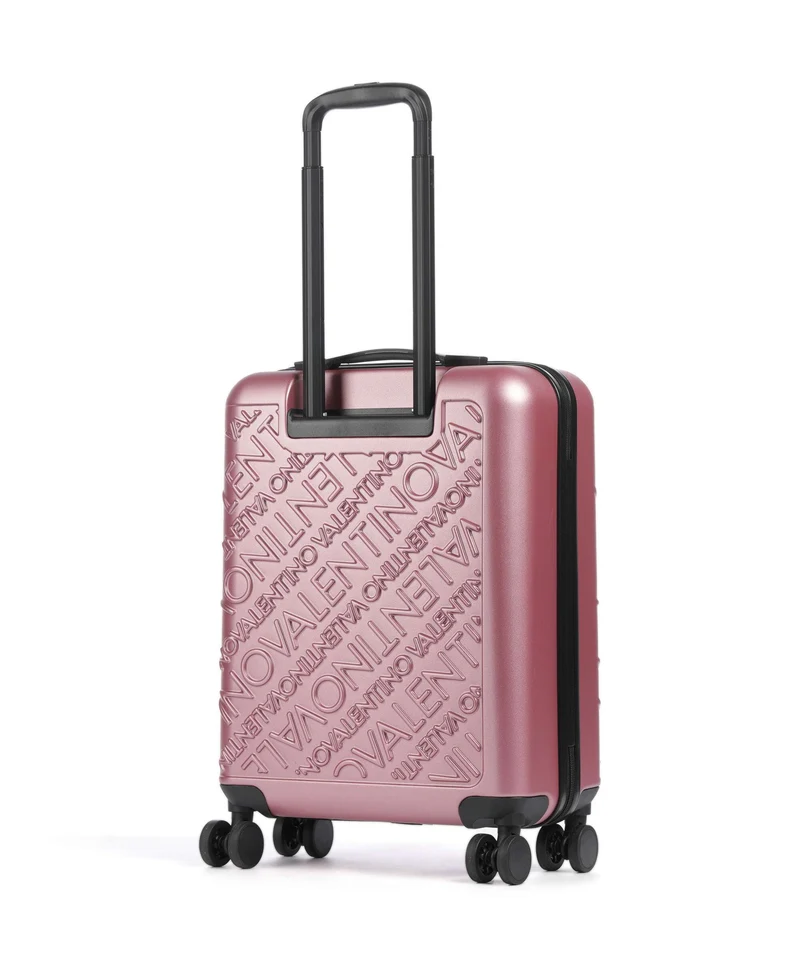 Valentino Bags Mars 4-Rollen Trolley rosa antico