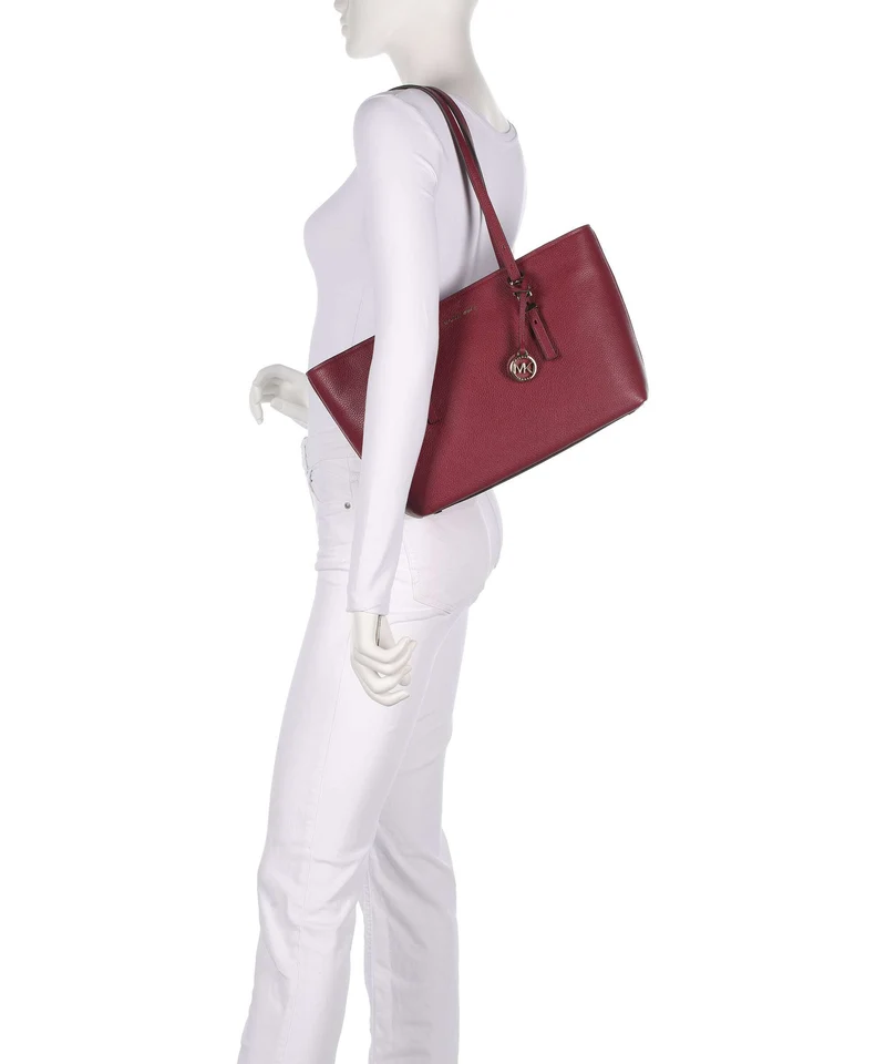 Michael Kors Quinn Medium Shopper mulberry