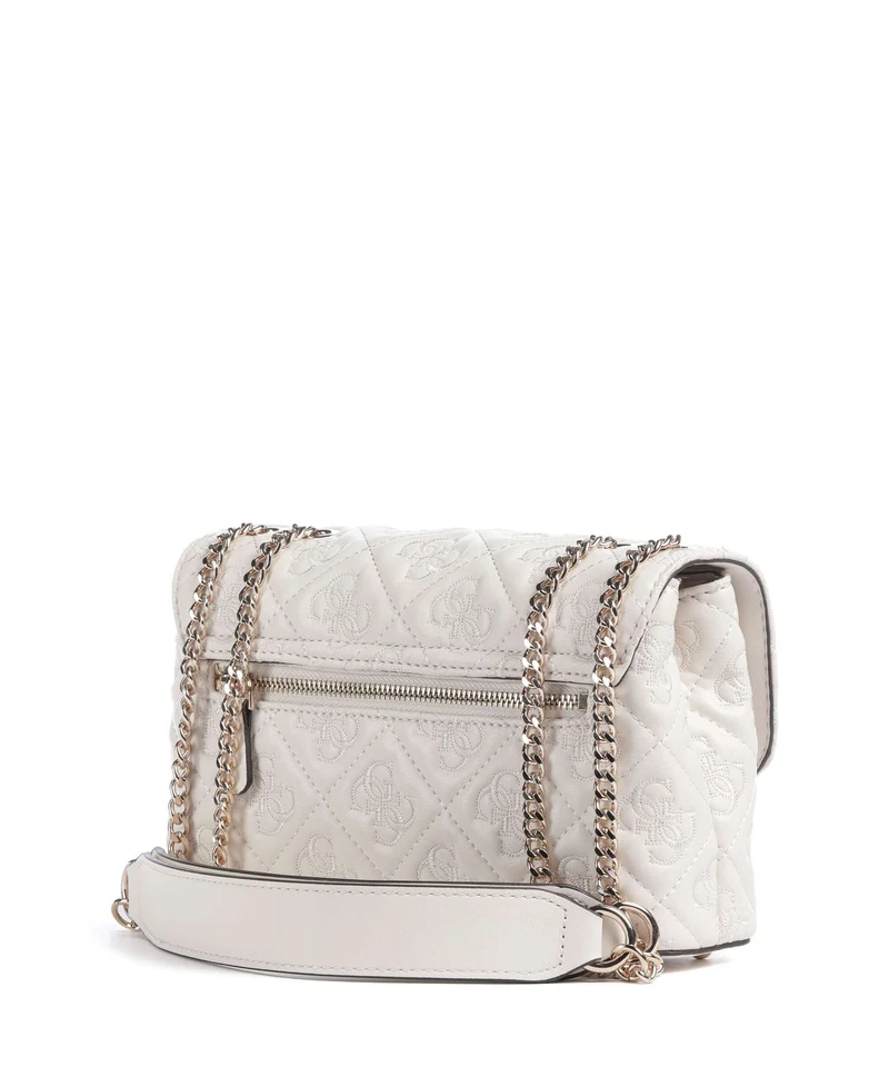 Guess Adelasia Schultertasche offwhite