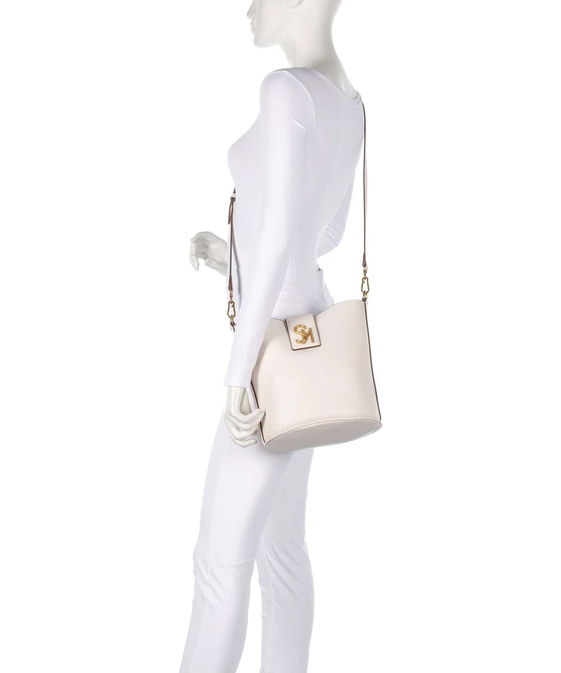 Steve Madden BARRIE Bucket Handtasche bone/gold
