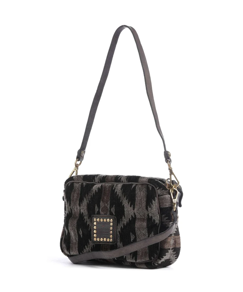 Campomaggi Schultertasche grigio/panna