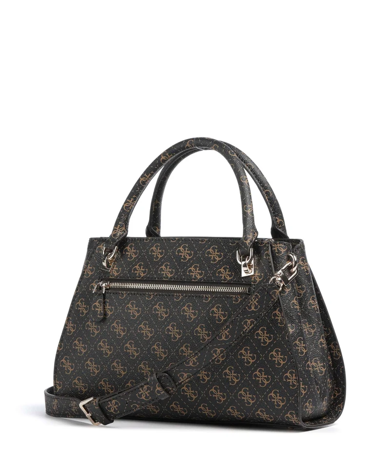 Guess Noelle Q Logo Handtasche brown logo