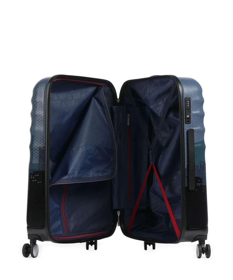 American Tourister Wavebreaker Disney 4-Rollen Trolley captain america city