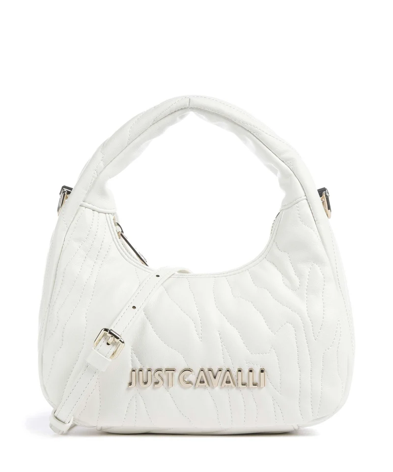 Just Cavalli Quilted Zebra Handtasche white