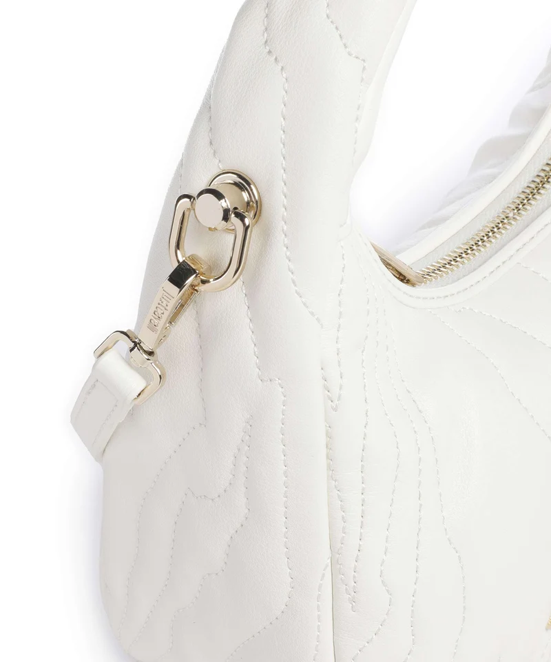 Just Cavalli Quilted Zebra Handtasche white