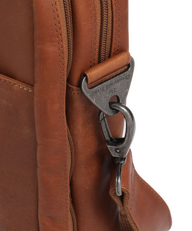 The Chesterfield Brand Cow Wax Pull Up Frazer Aktentasche cognac