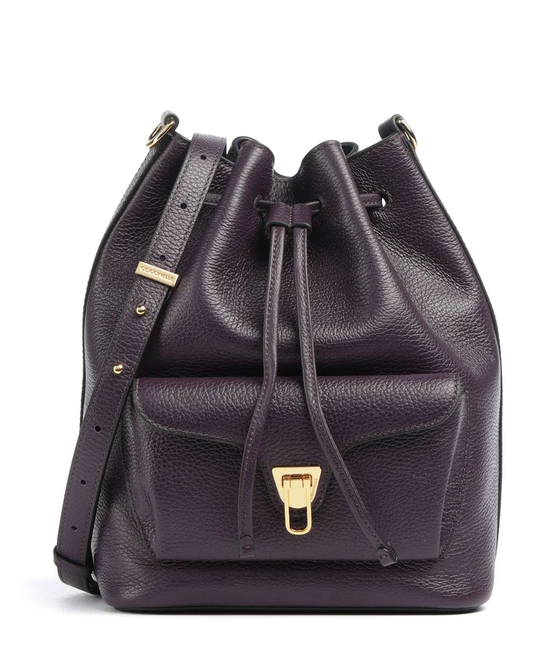 Coccinelle Beat Generation Bucket Handtasche prune