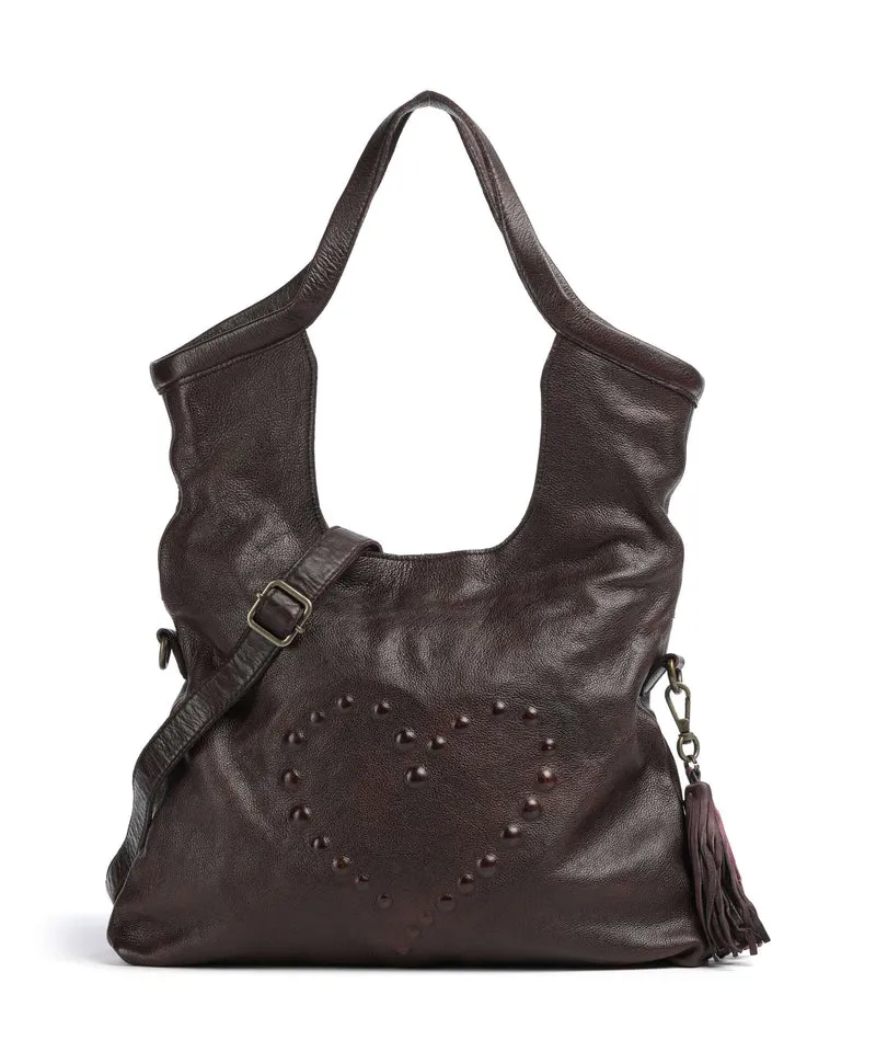 Taschendieb Wien Herzoggasse 3 Schultertasche mokka