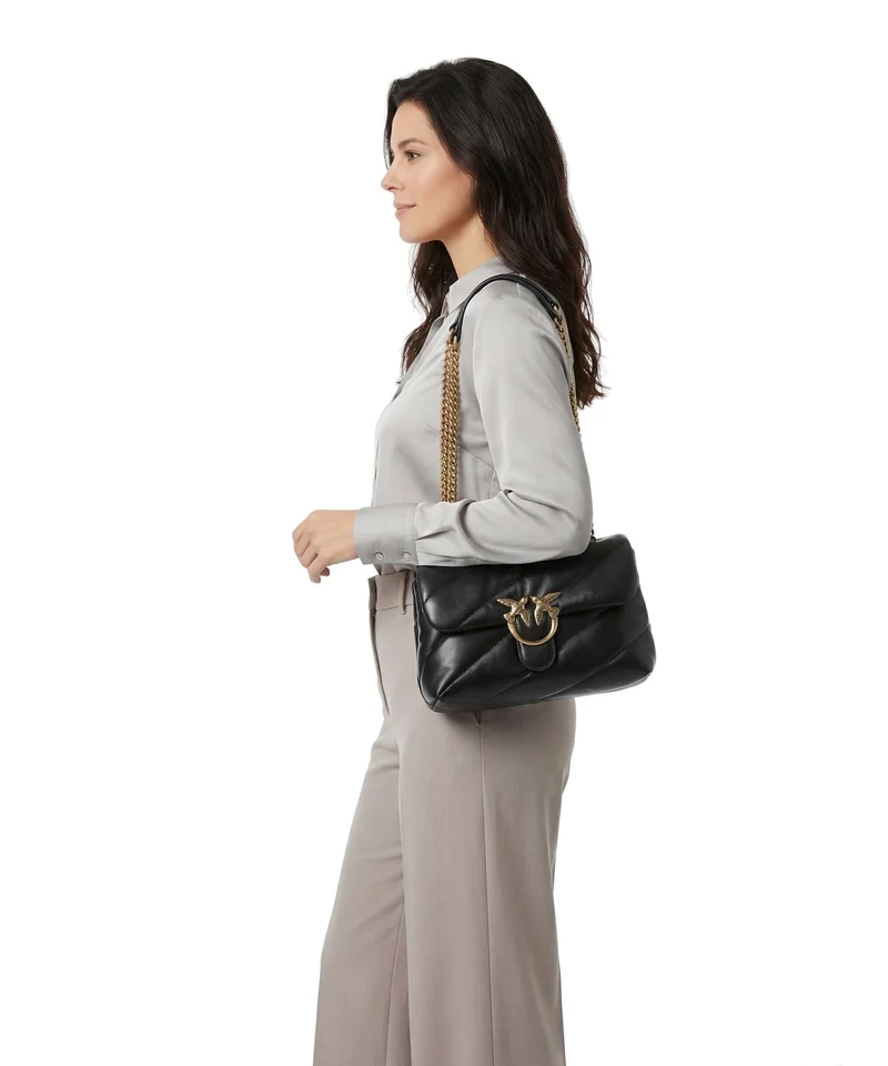 Pinko Love Puff Classic Schultertasche nero