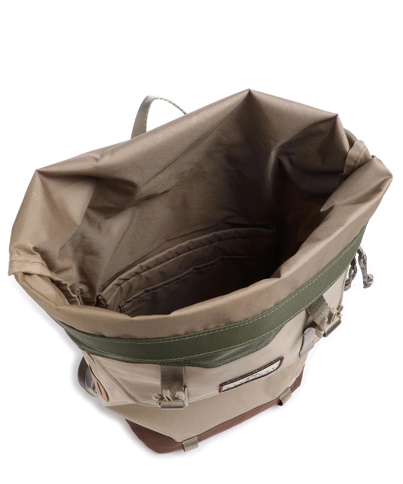 Doughnut Jungle Christopher Small Rolltop Rucksack beige