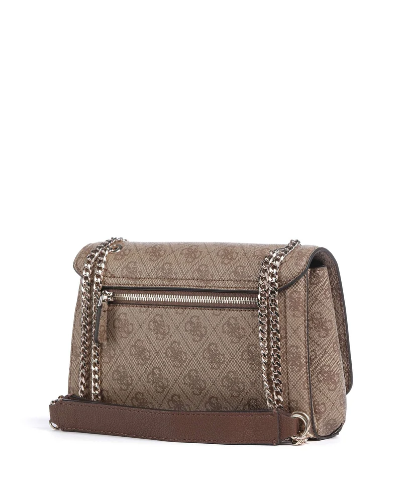 Guess Noelle Schultertasche latte logo/brown