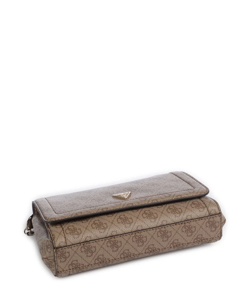 Guess Noelle Schultertasche latte logo/brown