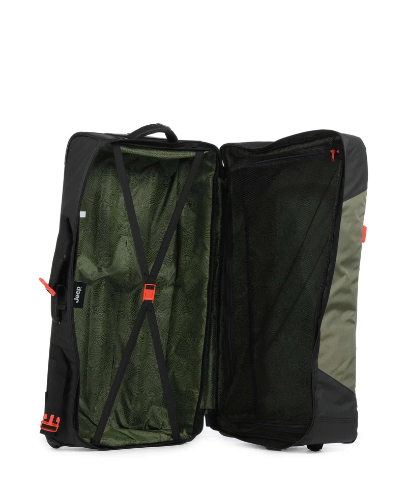 Jeep JS007C 82 Rollenreisetasche avocado green